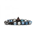Bracciale Tamashii Agata Azzurra Striata