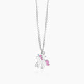 Girocollo Mabina Junior Argento Unicorno Magico