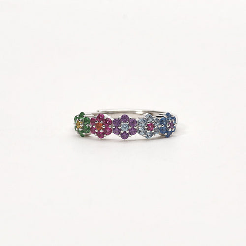 Anello Mabina Fior Fiore Argento
