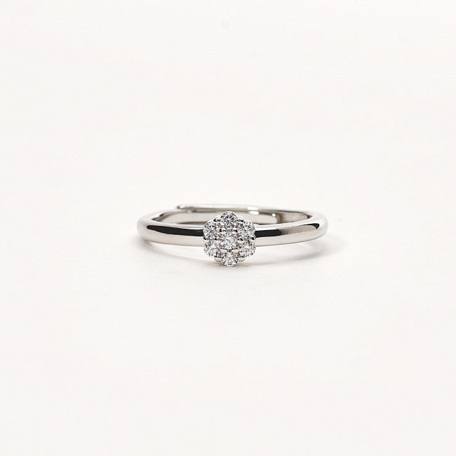 Anello Mabina Fior Fiore Argento
