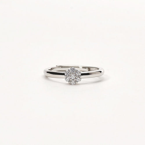 Anello Mabina Fior Fiore Argento