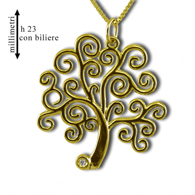 Girocollo Gemoro in Oro 18kt Gr. 2,7 Diamanti Ct.