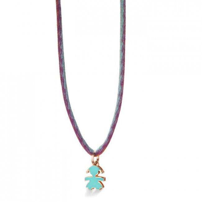 Ciondolo le Bebe' Bimba Oro Rosa 9kt