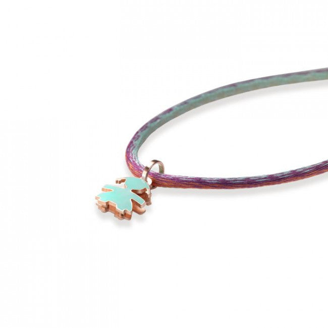 Ciondolo le Bebe' Bimba Oro Rosa 9kt