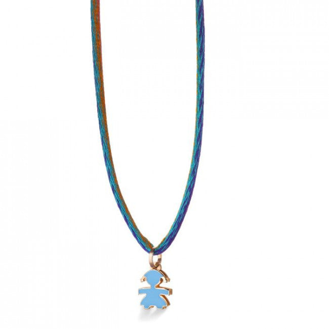 Ciondolo le Bebe' Bimba Oro Rosa 9kt