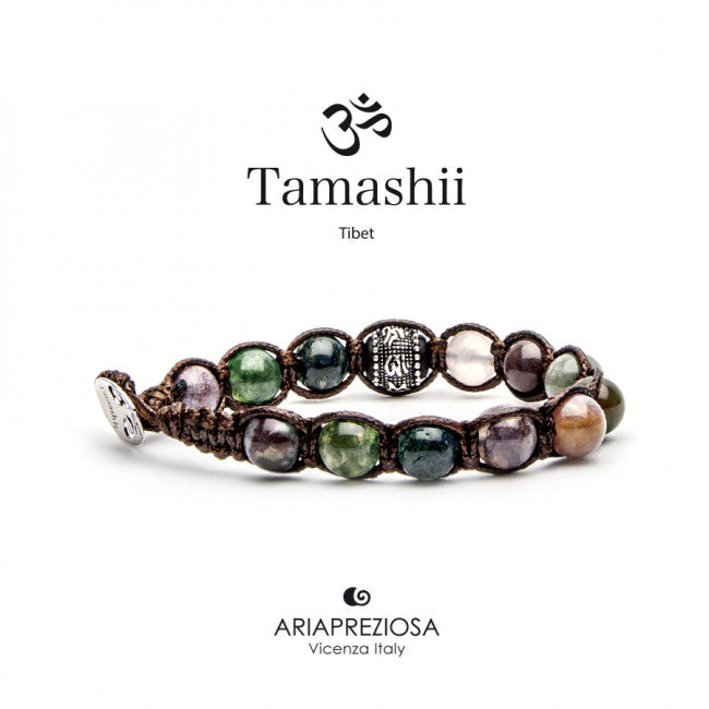 Bracciale Tamashii Agata Muschiata Ruota della Preghiera