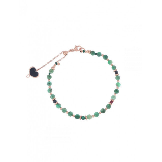 Bracciale Maman Et Sophie Smeraldo e Spinello Argento 925