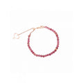 Bracciale Maman Et Sophie Tormaline Rosa Scuro Argento 925