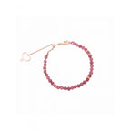 Bracciale Maman Et Sophie Tormaline Rosa Scuro Argento 925