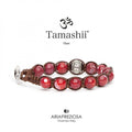 Bracciale Tamashii Agata Rosso Scuro Ruota della Preghiera