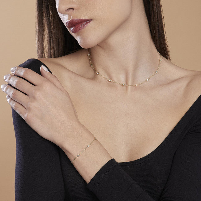 Collana Mabina Spotlight Argento