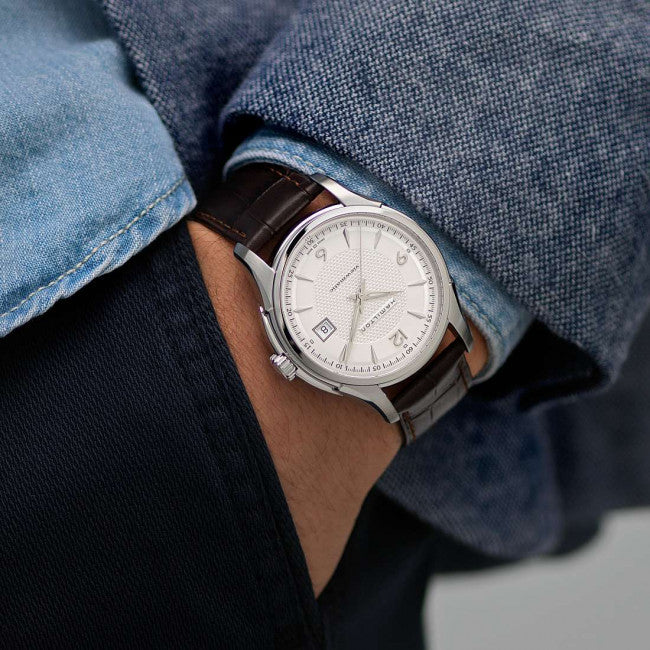Hamilton Jazzmaster Automatico Viewmatic Pelle