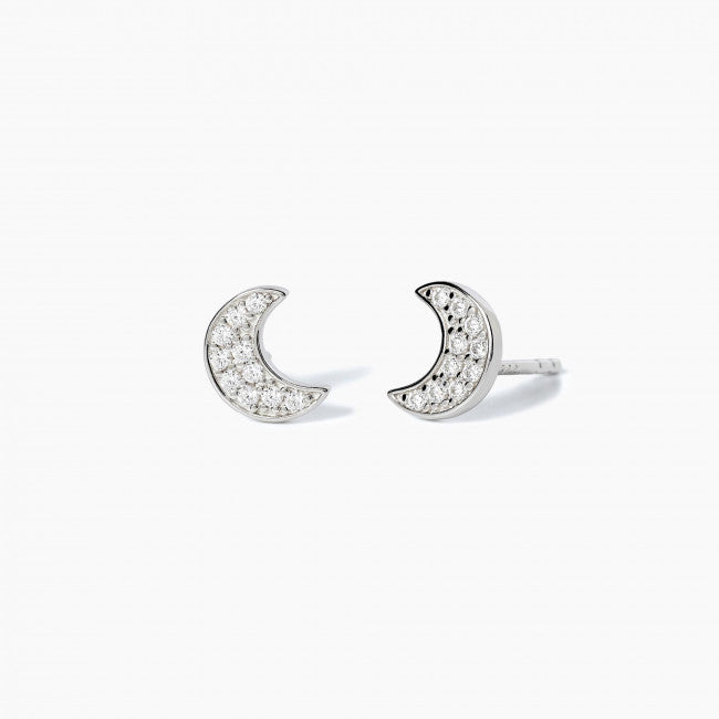 Orecchini Mabina Small Moon Argento