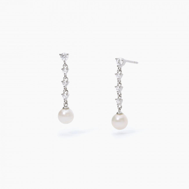 Orecchini Mabina Long Night Argento