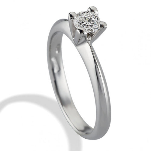 Anello Gemoro Oro 18kt. Gr.4,10 Diamante Ct. 0,22