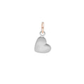 Ciondolo Sigillo in Argento 925 e Oro 9kt Cupido Cuore per Bracciale Tbar
