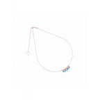 Collana Maman Et Sophie Argento 925 Turchese