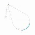 Collana Maman Et Sophie Argento 925 Turchese