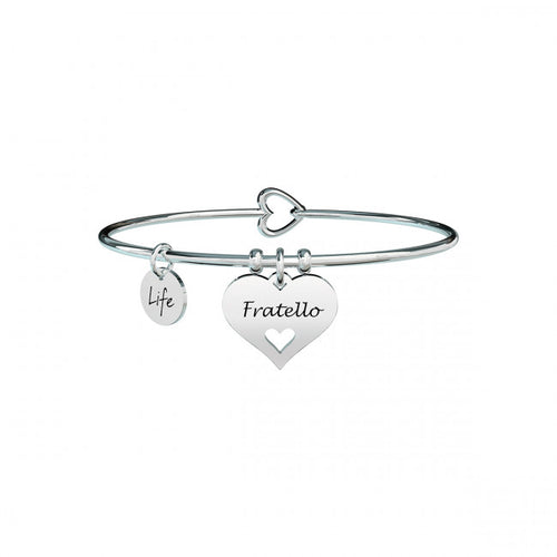 Bracciale Kidult Family Cuore Fratello