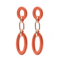 Orecchini Rosso Prezioso Oval Ring