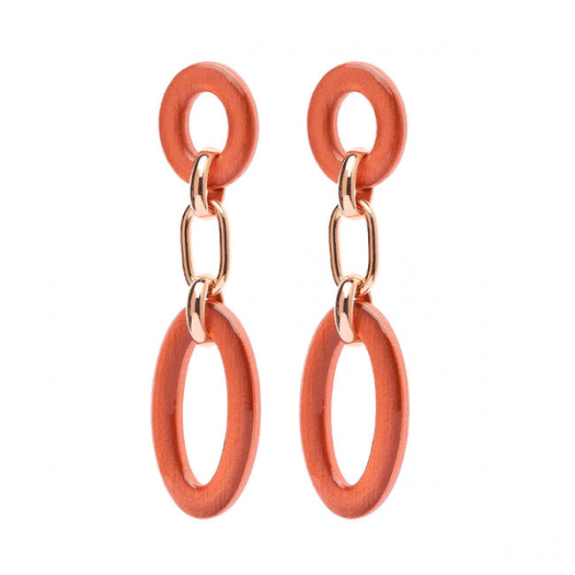 Orecchini Rosso Prezioso Oval Ring