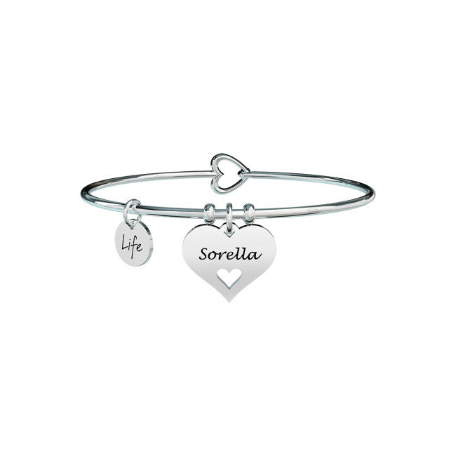 Bracciale Kidult Family Cuore Sorella
