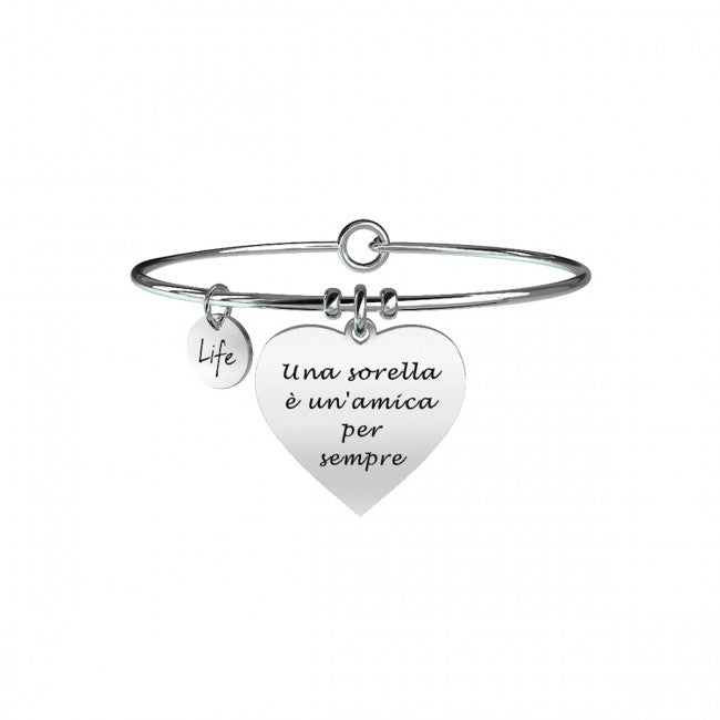 Bracciale Kidult Family Cuore Sorella