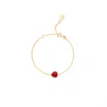 Bracciale Rosso Prezioso Oro 9kt Red Love Semino D'amore