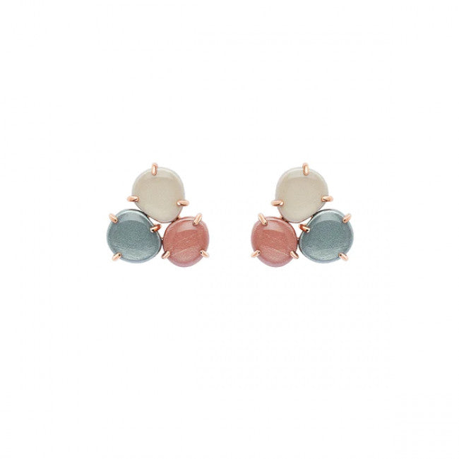 Orecchini Rosso Prezioso Argento 925 Lady Lake