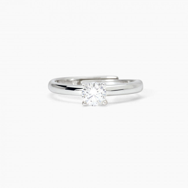 Anello Mabina Solitaire Argento