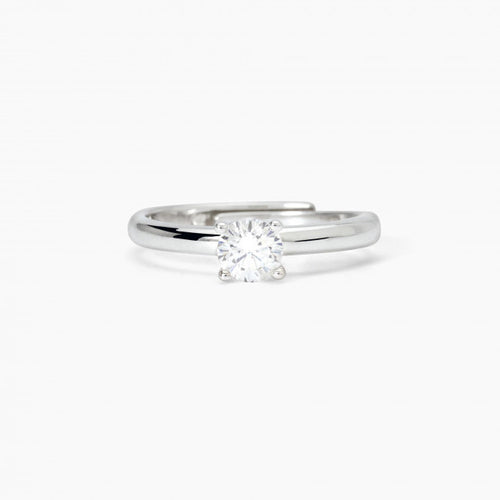 Anello Mabina Solitaire Argento