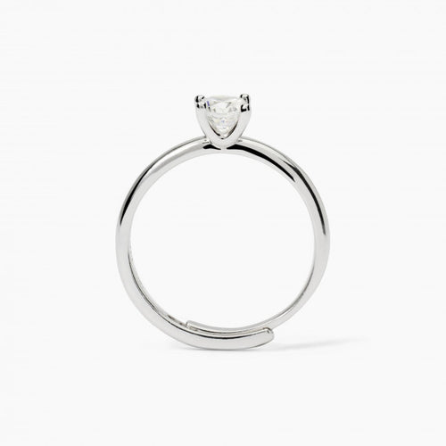 Anello Mabina Solitaire Argento