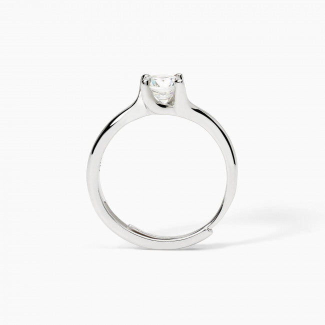 Anello Mabina Solitaire Argento