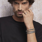Bracciale Uomo Mabina Anticonformista 533534 Argento