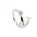 Anello Solitario Recarlo in Oro Bianco Caterina
