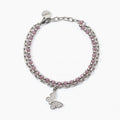 Bracciale 2jewels Acciaio Farfalla Cristalli