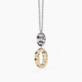 Collana 2jewels Acciaio Martellato Bicolore