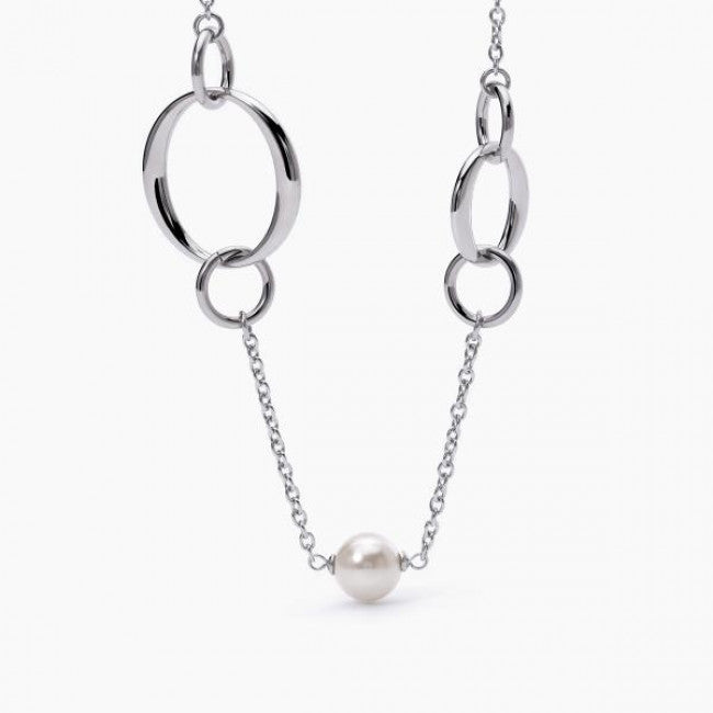 Collana 2jewels Acciaio Perla