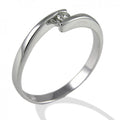 Anello Gemoro Oro 18kt. Gr.2,20 Diamante Ct. 0,08