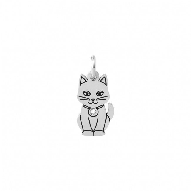 Kidult By You Charm Acciaio Family Gatto