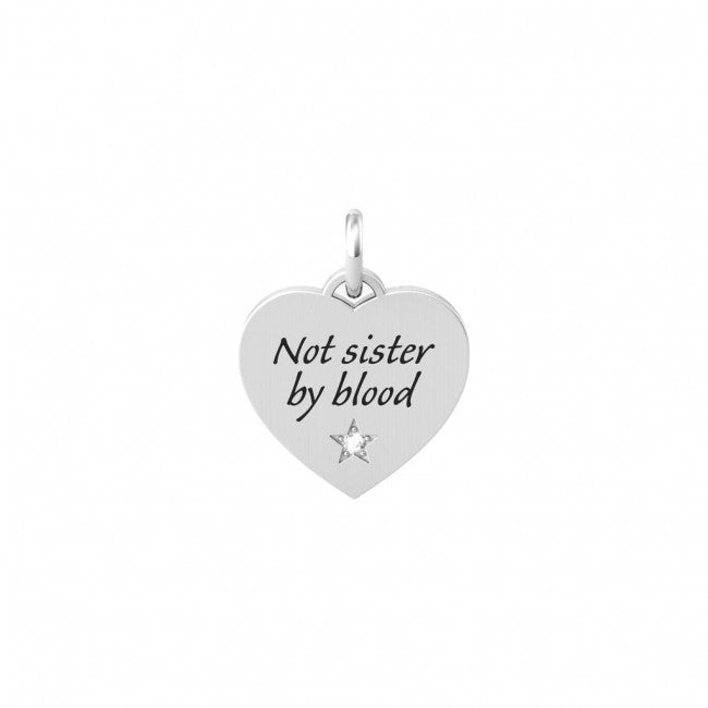 Kidult By You Charm Acciaio Friendship Sister By Heart