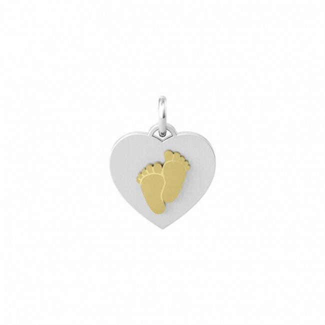 Kidult By You Charm Acciaio Moments Cuore Piedini