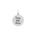 Kidult By You Charm Acciaio Philosophy Enjoy Little Things