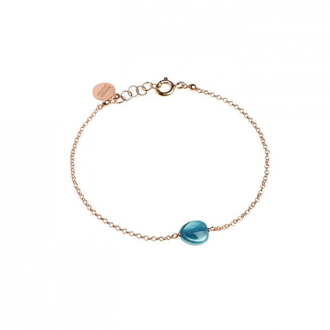Bracciale Rosso Prezioso Argento 925 Semino D'amore Mediterraneo