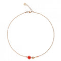 Girocollo Rosso Prezioso Argento 925 Trinity