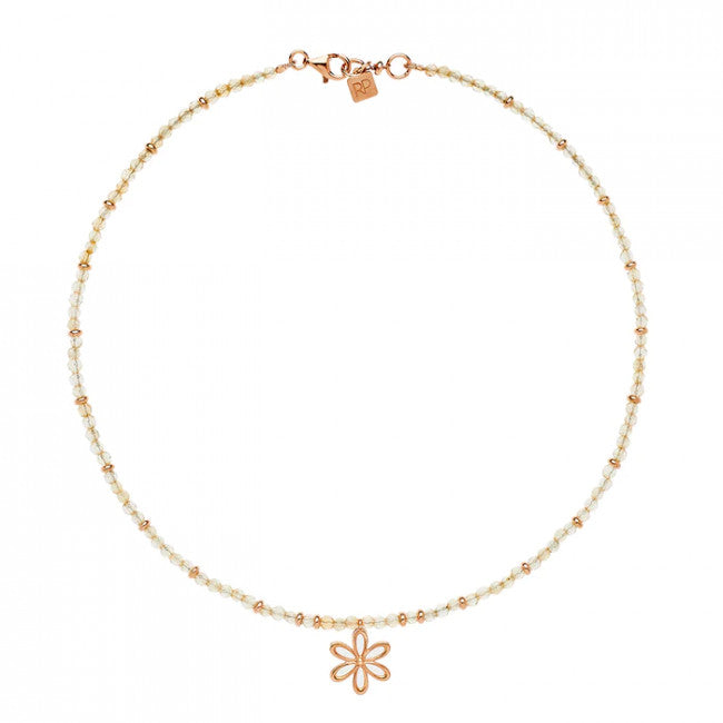 Girocollo Rosso Prezioso Argento 925 Stone Margot