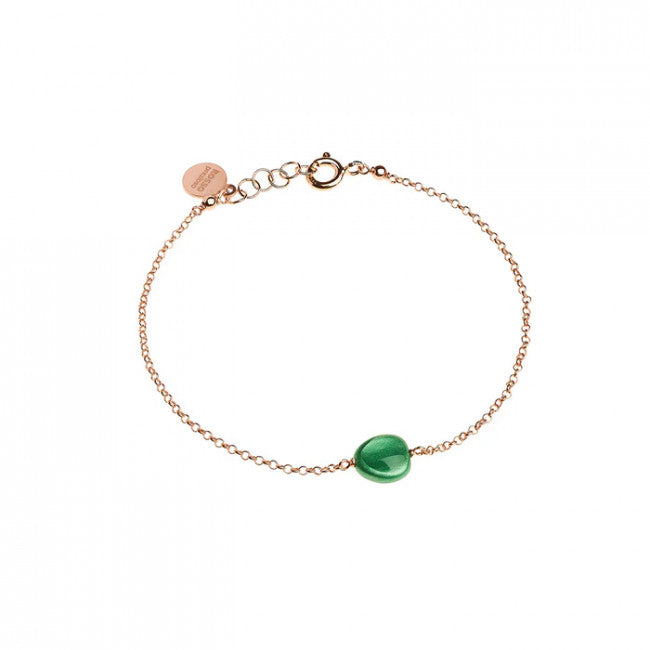 Bracciale Rosso Prezioso Argento 925 Semino D'amore Jada