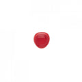 Monorecchino Rosso Prezioso Argento 925 Semino D'amore Rosso