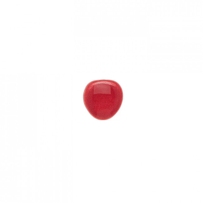 Monorecchino Rosso Prezioso Argento 925 Semino D'amore Rosso
