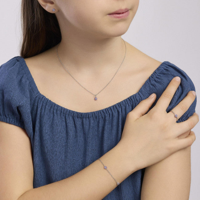 Orecchini Mabina Junior Argento 925 Fior Fiore